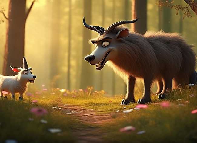 儿童故事大灰狼和小山羊、我想看大灰狼和小山羊的故事