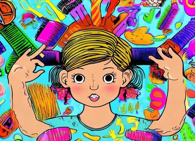 梳头发大全儿童版；梳头发大全儿童版图片