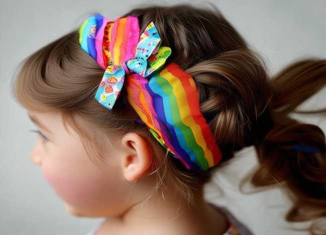 儿童发带怎么编头发，儿童发带怎么编头发好看