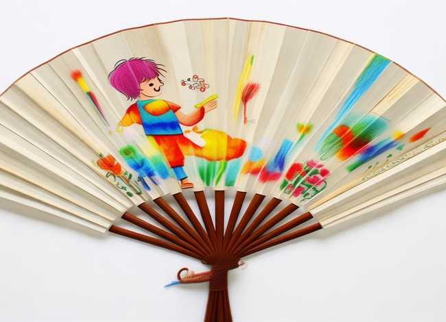 团扇儿童绘画带古诗简单 团扇画图片简单的儿童画