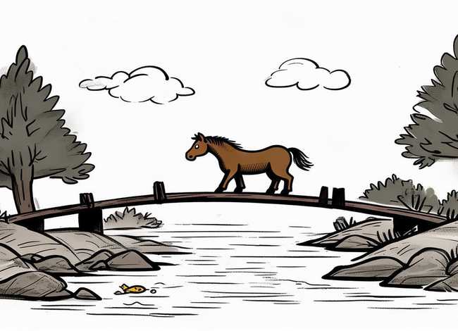 小马过河绘本故事简笔画(小马过河绘本故事简笔画图片) 小马过河绘本故事简笔画(小马过河绘本故事简笔画图片)