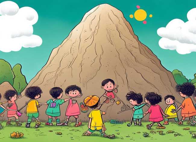 愚公移山的故事幼儿，愚公移山的故事幼儿版