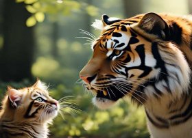 儿童故事老虎和猫的读后感（小猫和老虎的寓言故事读后感悟）