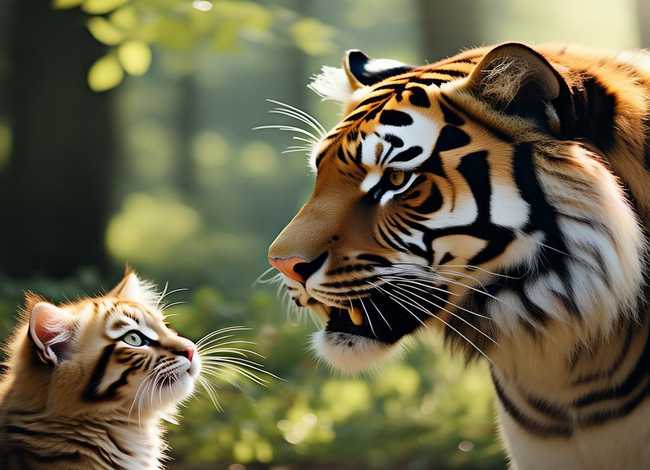 儿童故事老虎和猫的读后感（小猫和老虎的寓言故事读后感悟）