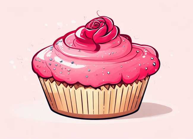 杯子蛋糕简笔画、杯子蛋糕简笔画教程