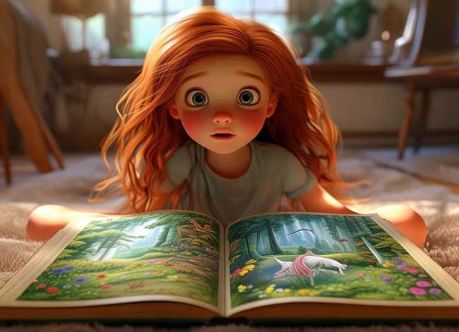 小女孩的故事书 小女孩读的故事书