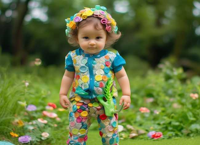 小朋友环保题材服装创意 - 小朋友环保题材服装创意图片