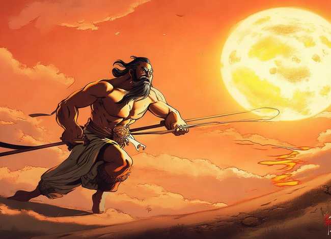 英语神话故事绘本（英语神话故事绘本夸父追日）