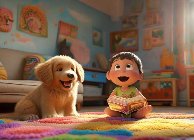 我家的小狗儿童故事，我家的小狗故事怎么写