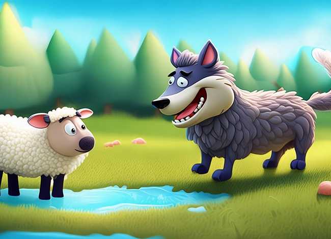狼和小羊儿童故事表演（狼和小羊的表演故事视频）