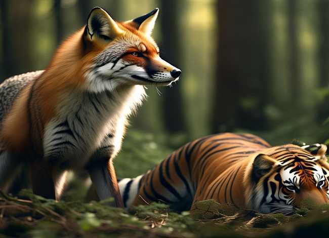 狐假虎威的故事文字版简短（狐假虎威的故事简短简介）