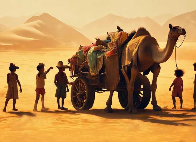 沙漠儿童故事、沙漠婴儿的故事