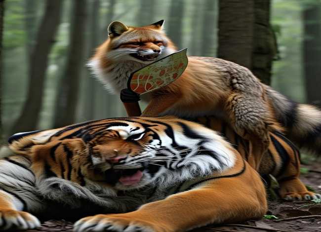 狐假虎威成语故事文字版；狐假虎威的成语故事文字