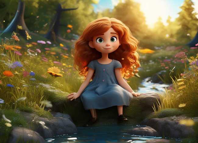 小女孩儿故事背景，小女孩儿故事背景视频