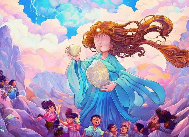 儿童故事女娲补天的故事，女娲补天的故事幼儿故事简写