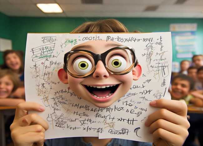 数学搞笑故事、数学搞笑故事手抄报图片