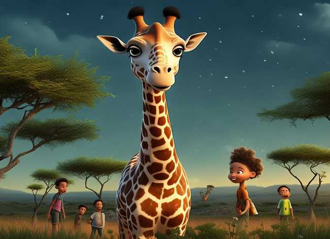 儿童故事大全3-6岁长颈鹿的故事（睡前故事幼儿故事大全长颈鹿）
