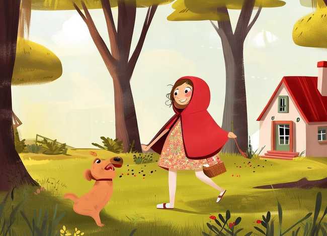 儿童版小红帽的故事，少儿故事小红帽的故事