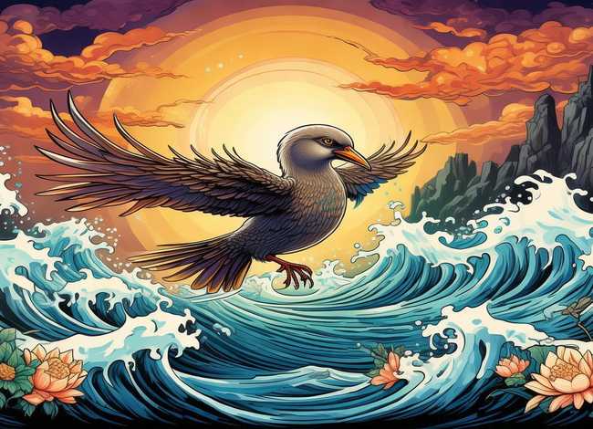 神话故事精卫填海的手抄报 - 神话故事精卫填海的手抄报内容