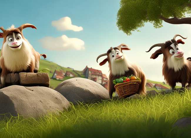 儿童故事三只山羊；三只山羊的故事内容