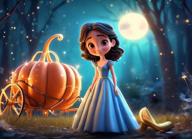 灰姑娘儿童故事 - 少儿故事灰姑娘