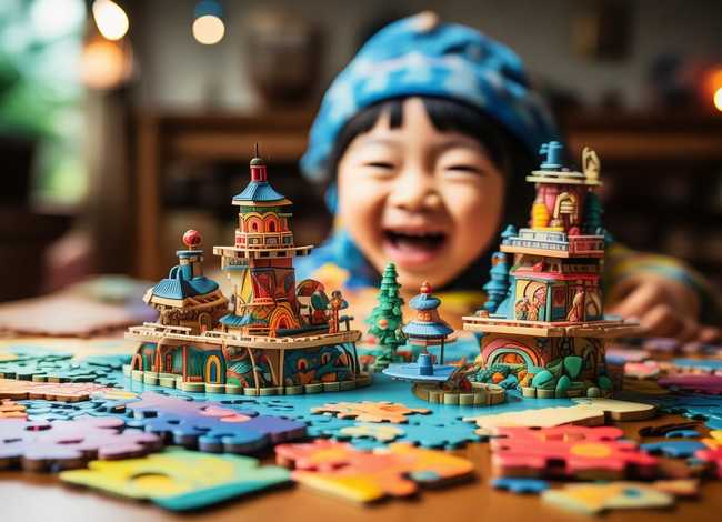 拼七巧板故事 - 七巧板拼一个故事