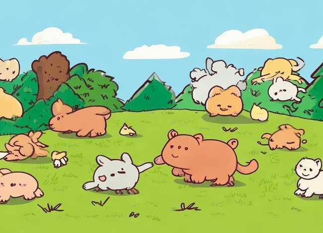 幼儿动物故事简笔画、幼儿动物故事简笔画图片