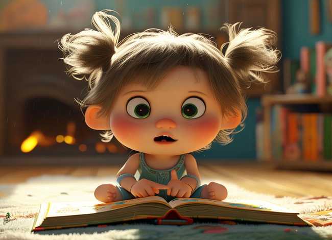 听故事的小孩简笔画 听故事的小孩简笔画图片