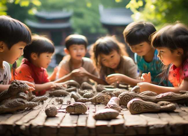 甲骨文绘画儿童故事；甲骨文儿童创意画