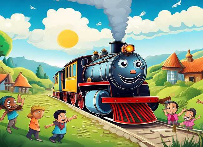 火车故事儿童有声绘本、火车的故事绘本