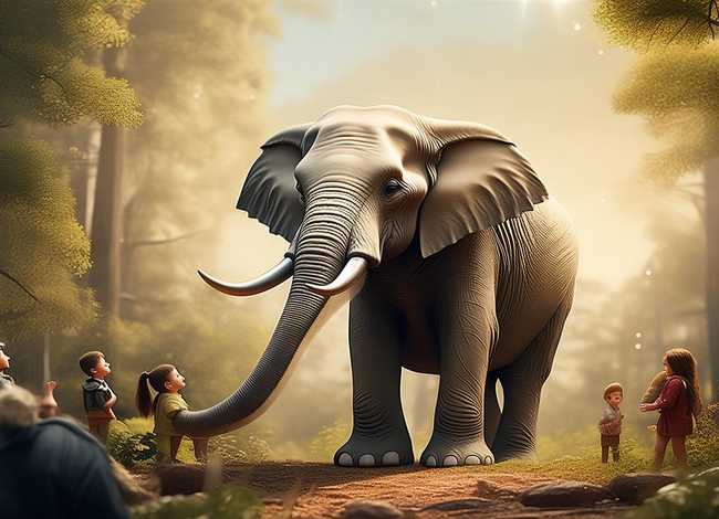 儿童故事大象的长鼻子；大象的长鼻子故事简短