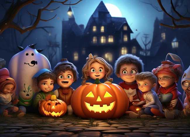 万圣节的故事儿童版文字（万圣节的小故事中文）