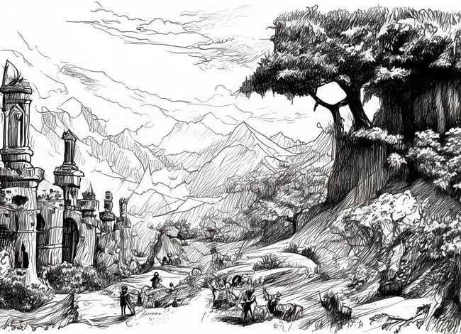 历史经典故事简笔画 历史经典故事简笔画图片