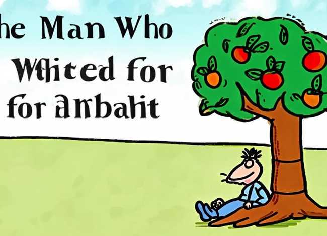 寓言故事儿童画守株待兔，守株待兔寓言故事手抄报简笔画