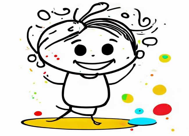 线条画儿童简笔画 - 线条画儿童简笔画图片