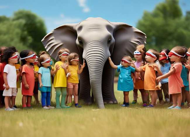 儿童故事盲人摸象英文 盲人摸象 英文故事视频