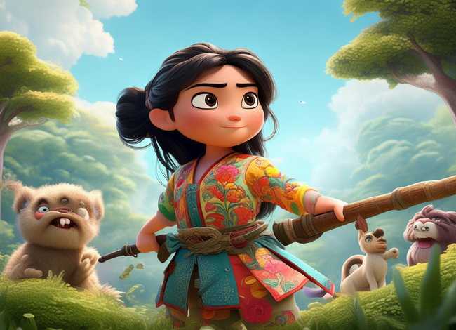 花木兰的故事儿童版 - 少儿花木兰的故事