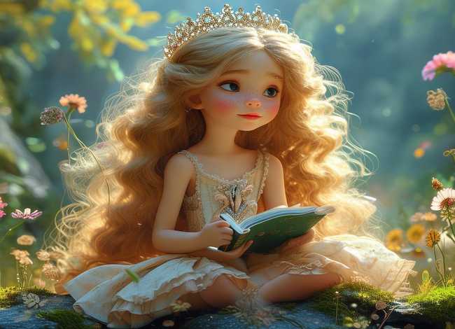 儿童故事小公主图片、小公主幼儿故事