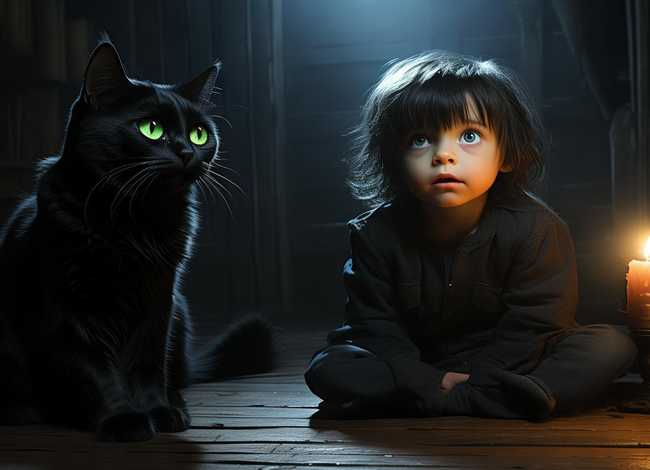 儿童故事黑猫 - 黑猫的故事鬼故事