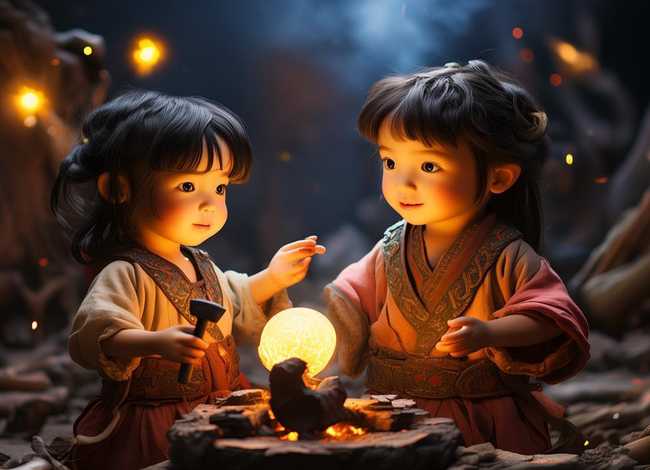 莫邪和干将的故事儿童；干将和莫邪的神话故事