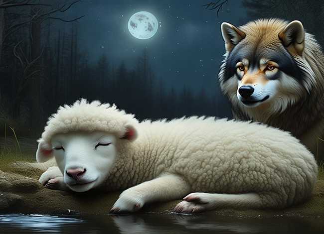 狼和小羊儿童故事睡前故事 - 少儿睡前故事狼和小羊