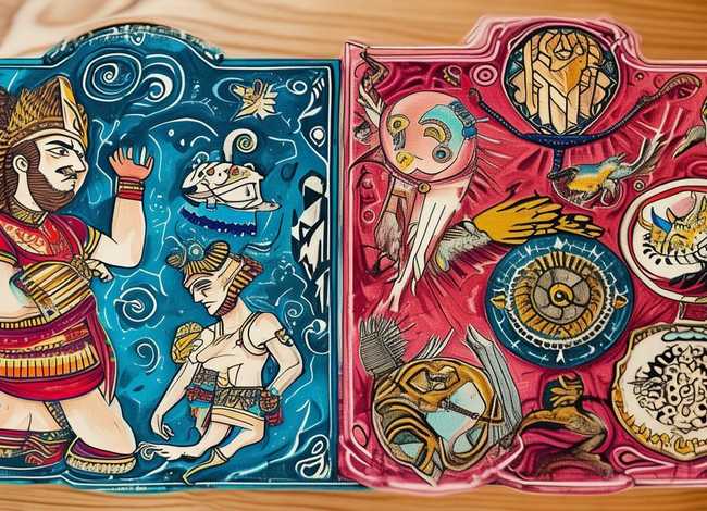 世界神话故事手抄报怎么画，世界神话故事手抄报怎么画图片