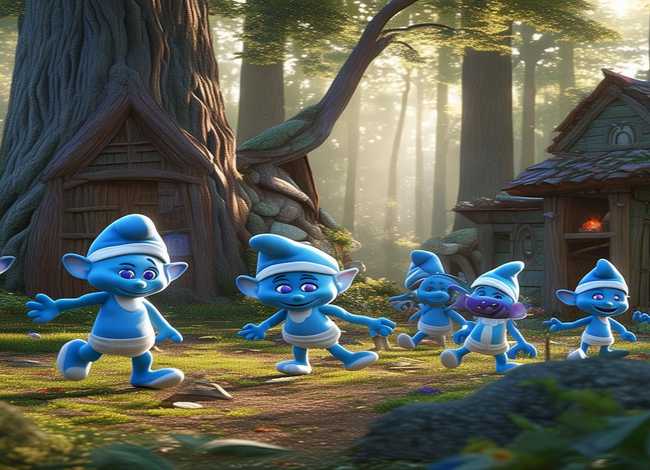 蓝精灵的故事儿童版 蓝精灵的故事汉语版