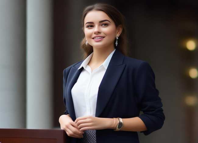 演讲穿搭女；演讲穿搭女大学生