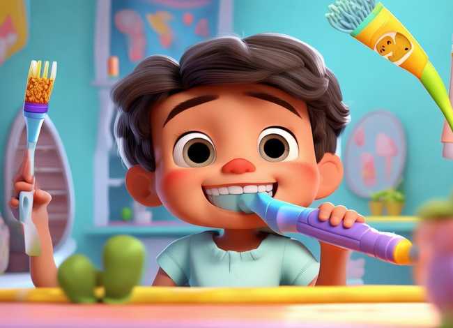 儿童刷牙的正确方法视频 - 儿童刷牙的正确方法动画
