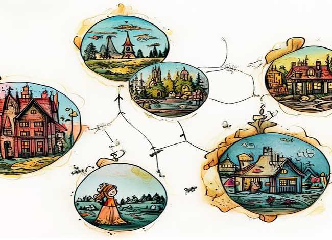 拇指姑娘故事情节结构图 - 拇指姑娘的故事情节图