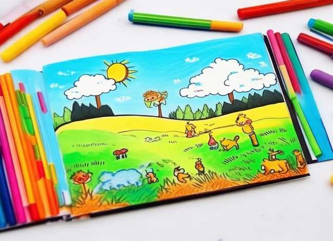 儿童马克笔绘画大全简单；儿童马克笔绘画大全简单又漂亮