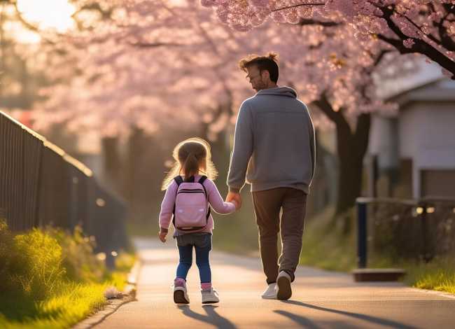 送孩子上学的故事，送孩子上学的故事简短