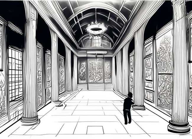 艺术的故事配图、艺术的故事配图简笔画