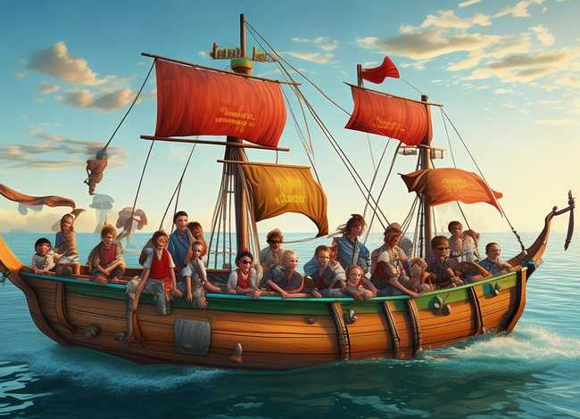 儿童海盗故事大全6-12岁 - 海盗船幼儿故事
